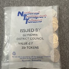 National Transport Tokens Glyndwr 20p full bag 