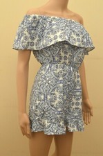 New Lipsy Blue & White Paisley