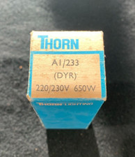 Thorn A1/233 (DYR) 650w 220~230v GY9.5 Halogen Projector Lamp