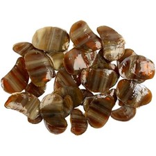 Brown Glass mosaic pieces 10