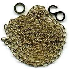 Brass Plated Long Case Grandfather Clock Chain 50 Links Per Foot 180cm - CC543
