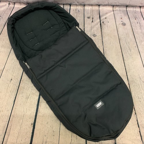 Mamas papas black footmuff - black,