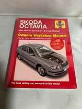 HAYNES OWNERS WORKSHOP MANUAL SKODA OCTAVIA 2004/2012 DIESEL