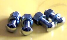 Chrome bumper bolts X4 Morgan