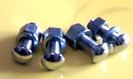 Chrome bumper bolts morgan - chrome,