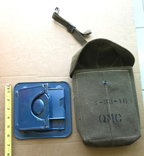 Vtg sterno blue folding - sterno,