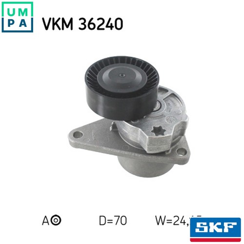 Belt tensioner vribbed - belt,