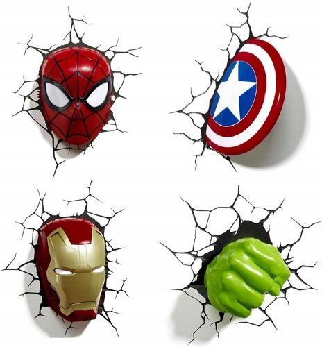Set superhero wall - of, 4