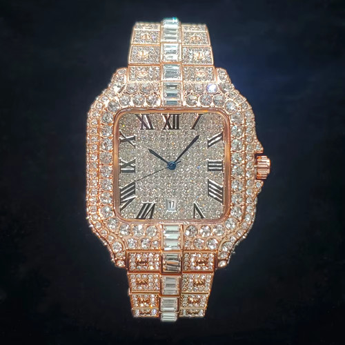 Mens iced out - iced, diamond