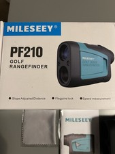 Mileseey Golf Laser Rangefinder Blue with Case Sports Measuring Target