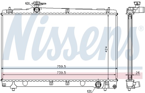 Radiator engine cooling - radiator,,