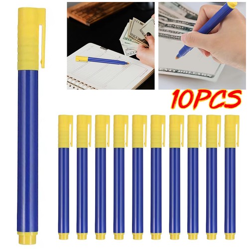 10pc money checker pens fake - 10pc,
