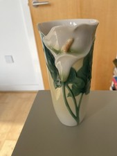 Franz Porcelain Calla Lily Vase FZ00003 6.5"