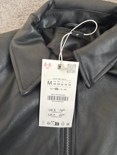 Zara women faux leather - zara,