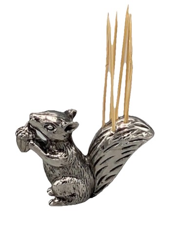 Silver small squirrel - silver,