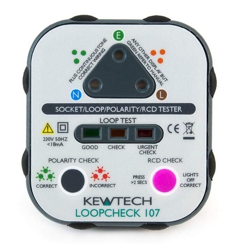 Kewtech loopcheck 107 socket - loopcheck,