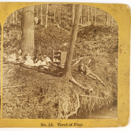 Kids doll resting by - &,