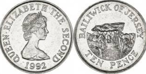 1992 10p bailiwick jersey - 1992,