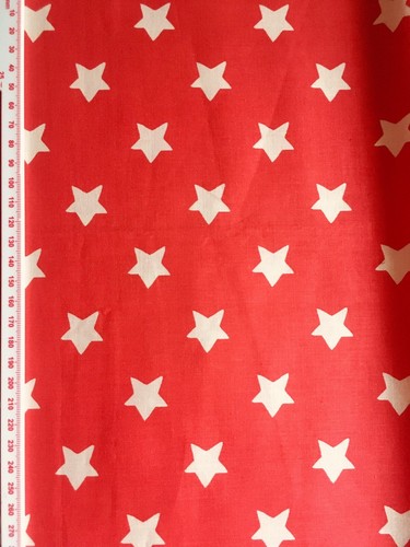 50cm 135cm wide stars - x, red