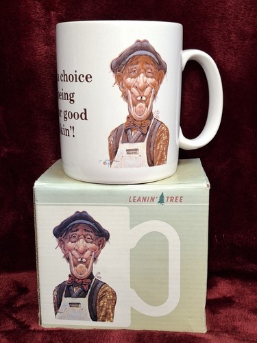Vintage leanin tree mug old - vintage,