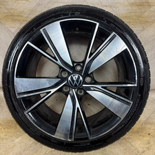 1X 18'' GENUINE VW GOLF MK8 GT GTI GTD BAKERSFIELD ALLOY WHEEL TYRE 5H0601025J