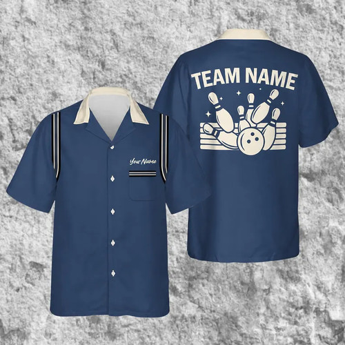 Personalized bowling hawaiian - personalized,
