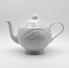 Philippe Deshoulieres Limoges Porcelain Promenade Vert Tea Pot 