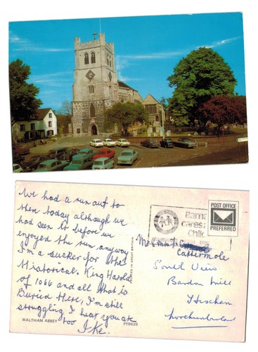 Postcard waltham abbey - waltham,