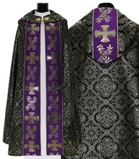 Black/violet Gothic Cope with