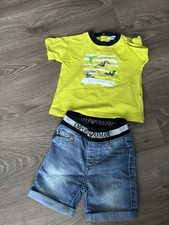 emporia armani baby top and shorts jeans