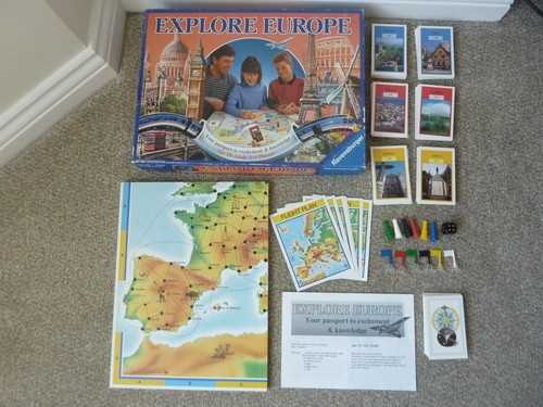 Vintage explore europe board - vintage,