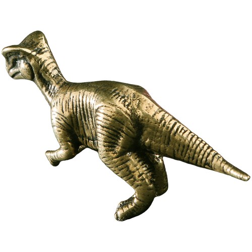 Brass dinosaur ornament - brass,
