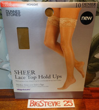 Hold Ups Sheer Lace Top 10