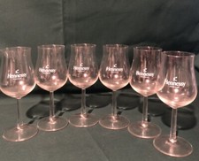 Hennessy Cognac Glasses Set Of Six Vintage. Tulip Design