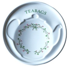 CLOVERLEAF ETERNAL BEAU MELAMINE TEABAG DISH
