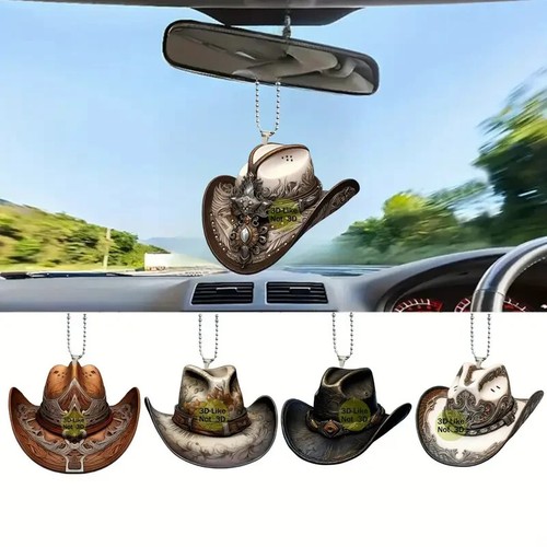 Cowboy cowgirl hat car - /,