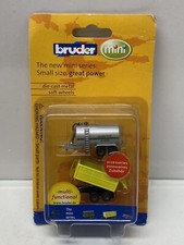 Bruder Mini Series Trailer Diecast Set Manure Spreader Silage Tipper Sealed New