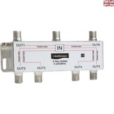 6-Way F-Type Signal Splitter