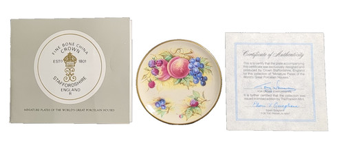 Franklin mint miniature plates - franklin,