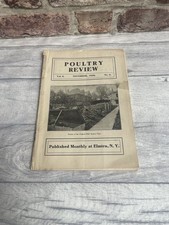 Antique Poultry Review Magazine (November 1908) Published In Elmira, N.Y.