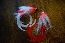 X2 Big 25cm 2piece Pike Fishing Flies Perch Zander / Pike Fishing Flies