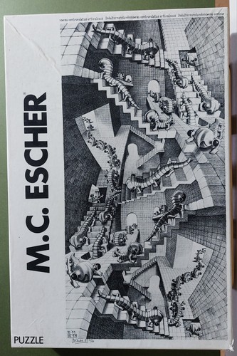 Escher house of - of, stairs'