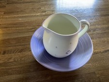 Lilac And Cream Wash Jug And