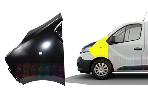 Front left wing panel for - front,