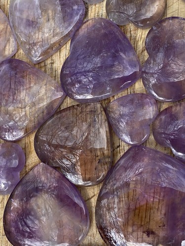 Ametrine heart cabochon aaa - heart,
