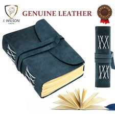 Vintage leather bound diary - vintage,