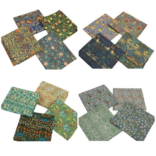 William morris fat quarters - william,