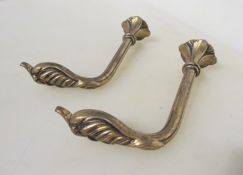 Vintage brass curtain - vintage, tie