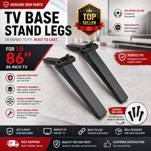 Oem part base stand - tv, legs