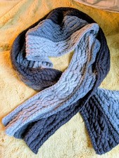 hand made knitted scarf
